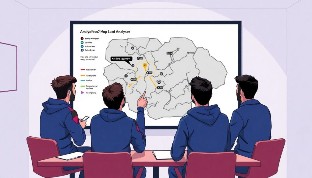 Разбор матчей на карте и её влияние на стратегию - иллюстрация