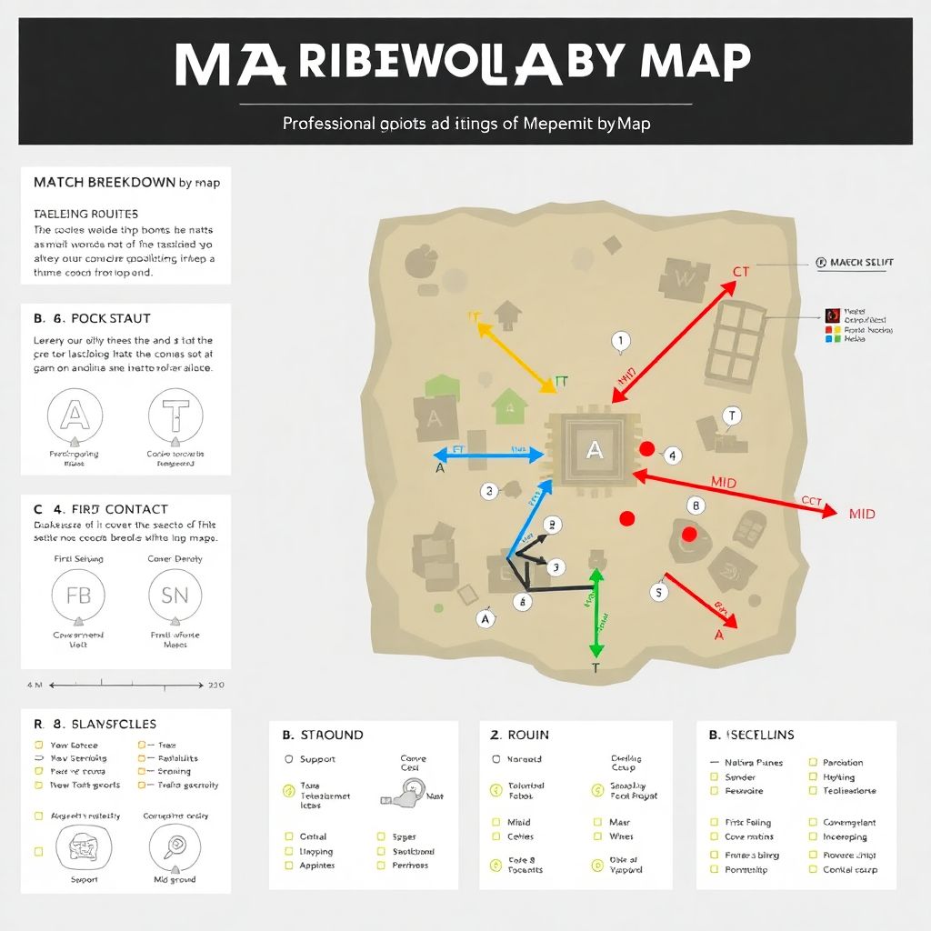 Разбор матчей на карте и влияние расположения объектов на стратегию игры
