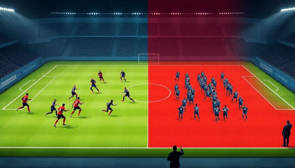 Как команды балансируют агрессию и оборону - иллюстрация