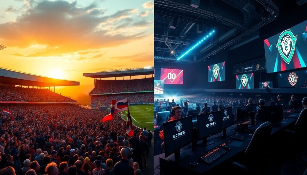 Фанаты и культура: создание уникальных футбольных и киберспортивных легенд - иллюстрация