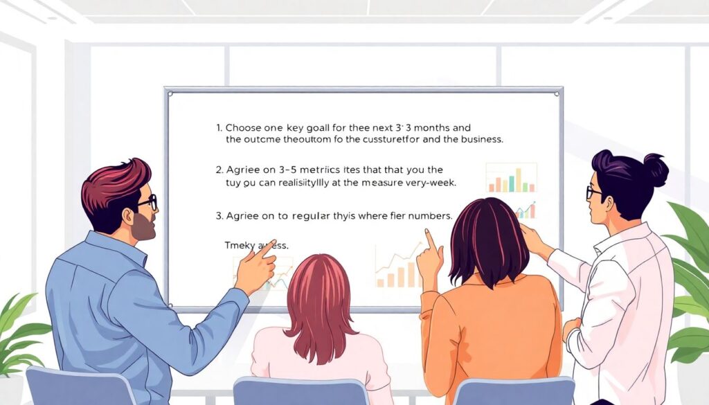 Как поставить цель и измерять успех команды - иллюстрация